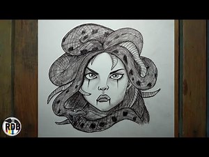 How To Draw Medusa | drawing Tutorial for beginners