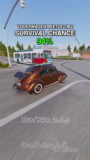 BUS vs CAR 💥 Extreme Crash Test | BeamNG.drive