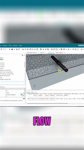 Advanced Mesh Refinement: Wake Region Explained #shorts