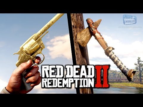 Red Dead Redemption 2 - How to Unlock the Stone Hatchet and Double-Action Revolver
