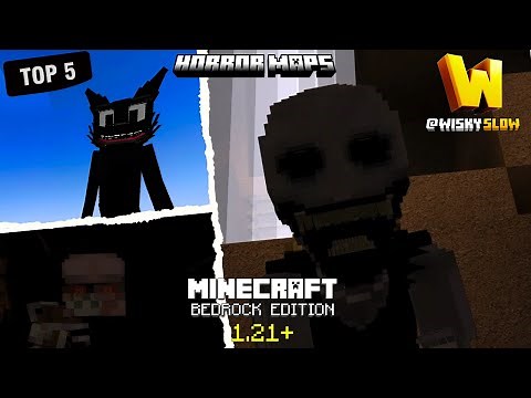 Top 5 horror maps for Minecraft Bedrock by ‪@Wiskyslow‬