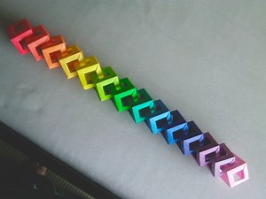 Open Cube Modular Origami