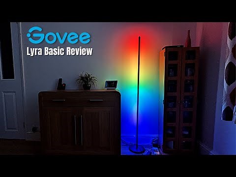 Govee Lyra Basic RGBICW Smart Corner Floor Lamp, Setup & Review