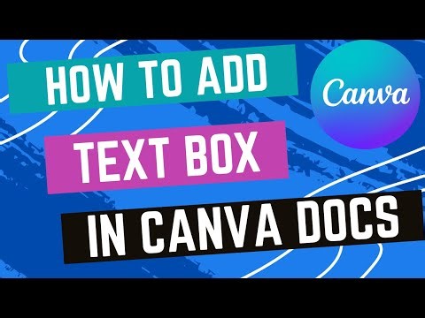 How to add text box in Canva