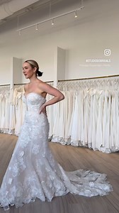 1.8K views · 42 reactions | For my girls who want ✨UNIQUE✨ This collection of wedding gowns have a wow factor that makes them different from all the dresses you have seen on Pinterest. With ruffles, 3D florals, a fully detachable skirt, or bold lace, these dresses will definitely make you stand out on your big day! Which unique wedding dress was your favorite? Let us know in the comments! | Studio I Do Bridals Virginia Beach | Facebook