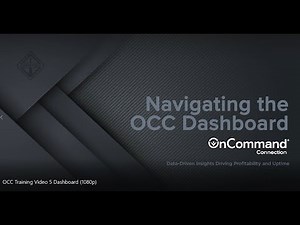 OCC Dashboard Overview