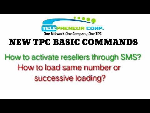 TPC E-loading Basics|TPC Loading Guides/Commands|How to Load,Refund,Balance?