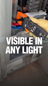37K views · 305 reactions | The Klein Tools Auto-Ranging Digital Pro Clamp Meter is designed to provide accurate and reliable measurements across various applications. With its integrated worklight, illuminated dial, and LoZ mode, you'll be able to work with confidence. | Klein Tools | Facebook