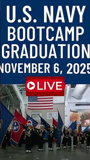 U.S. Navy Bootcamp Graduation Ceremony 🎓 | November 6, 2025 | LIVE 🇺🇸 #usnavy
