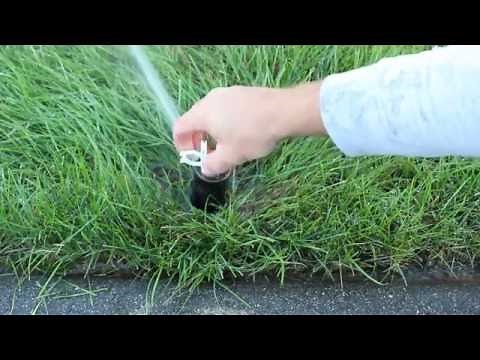 How to Adjust a Hunter Rotary Style Sprinkler Head