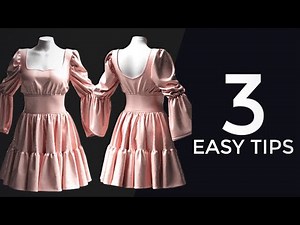 How To Make Better Dresses in Marvelous Designer - One Simple Rule