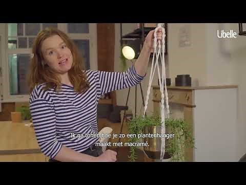 Zo maak je een plantenhanger van macramé
