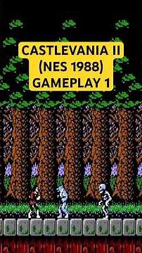 Castlevania II (NES 1988) - Gameplay 1 #nes #retrogaming