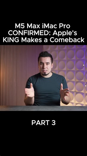 M5 Max iMac Pro CONFIRMED Apple's KING Makes a Comeback #ipad #iphone #imac #macbook #apple