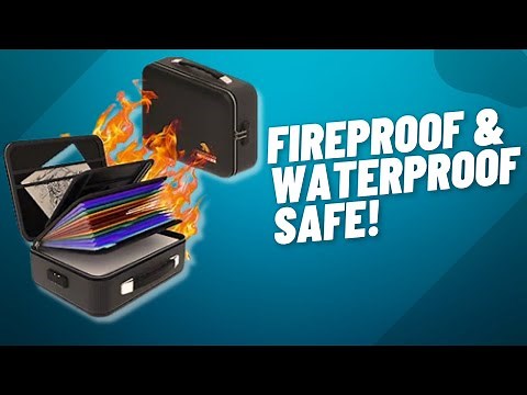 Fireproof Document Box Review: Lockable & Secure for Important Files!