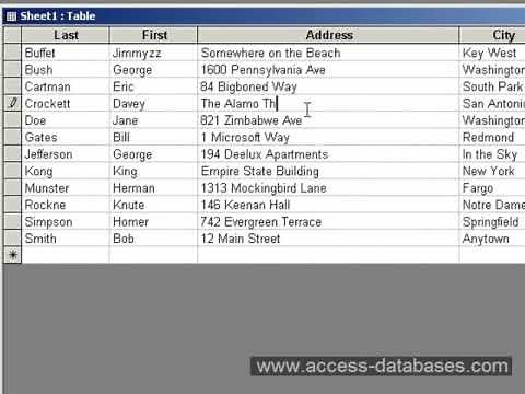 MS Access Excel Linking - How To