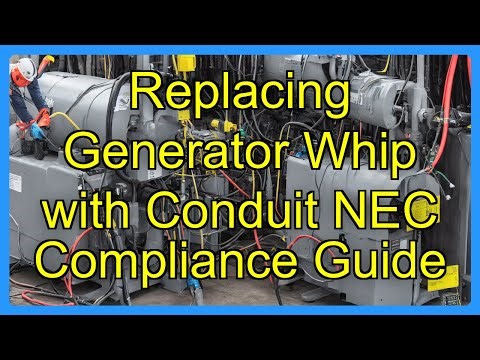 Replacing Generator Whip with Conduit NEC Compliance Guide