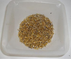 Scrap Gold Recovery from Fiber CPU