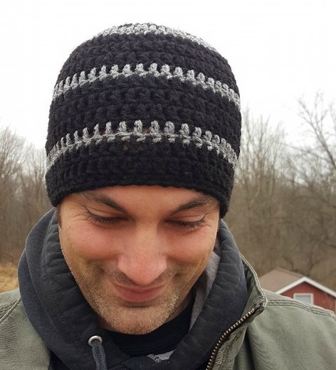 How to Make a Men's Crocheted Skull-Cap
