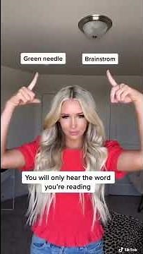Green needle or Brainstorm ? What do you hear