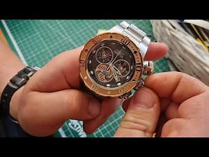 How to set Time, Date and Day on Invicta watch.