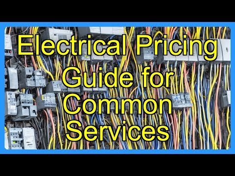 Electrical Pricing Guide for Common Services