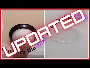 UPDATED: How to Install Ultra-Slim Recessed LED Lights || No Hole Saw, No Problem
