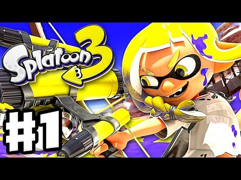Splatoon 3 - Gameplay Walkthrough Part 1 - Turf War Multiplayer! Story Mode! (Nintendo Switch)
