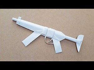 PAPER WEAPON MAKING - ( MP5 )
