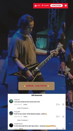 Dari klasik sampai cadas modern rock Indonesia gak pernah mati! 🎸#musikkeras #rockindonesia #shorts