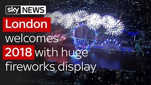 350K views · 10K reactions | More than 100,000 ticket holders watched London's midnight firework show from the banks of the River Thames. | Sky News | Facebook