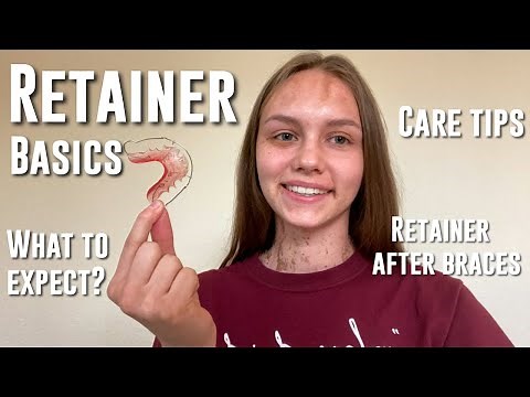 RETAINER BASICS 101/all you need to know about retainers(care tips, what to expect, Hawley retainer)