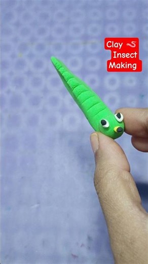 clay insect making