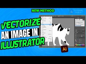 How to vectorize an image in illustrator 2025 (Quick & Easy)