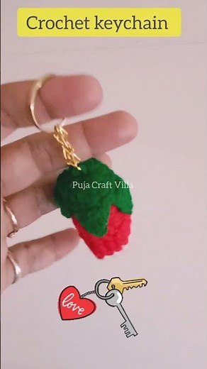 I Tried the Easiest Crochet Keychain Tutorial