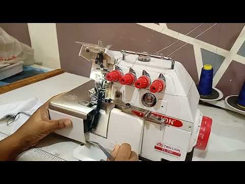 How to thread five-thread and four-thread overlocking machines (TWO-LION)