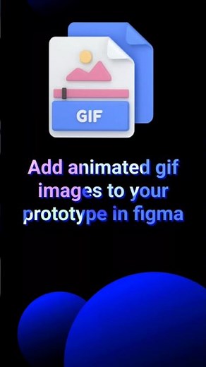 How to add an animated gif image in your design using figma. #figma #animatedgif #prototyping