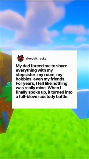 32K views · 703 reactions | My dad forced me to share everything with my stepsister my room, my hobbies, even my friends #redditstories #redditreadings #askreddit | Reddit.Stories | Facebook
