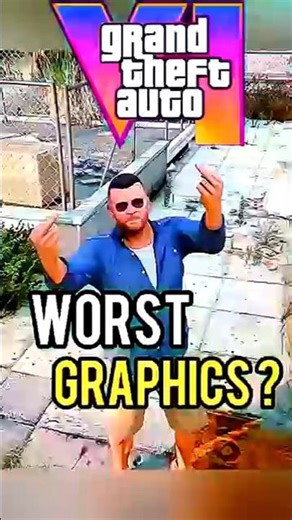 GTA 6 WORST GRAPHICS?! 😳 Real or Fake? | GTA VI #shorts@Realsurajgamerz