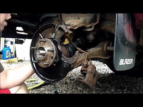 1997 Chevy Blazer driver front ABS Sensor & Wheel Bearing Replacement
