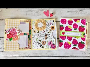 Mini Album Tutorial Using Cardstock and Single Sided Paper