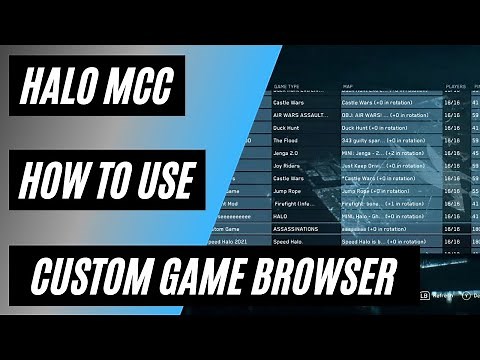 Halo MCC - How to Use the Custom Game Browser