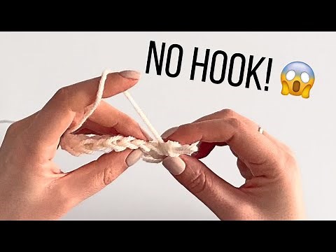 HOW TO FINGER CROCHET - Ultimate Beginners Tutorial