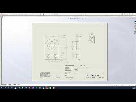 Solidworks: Printing the drawing, creating a PDF
