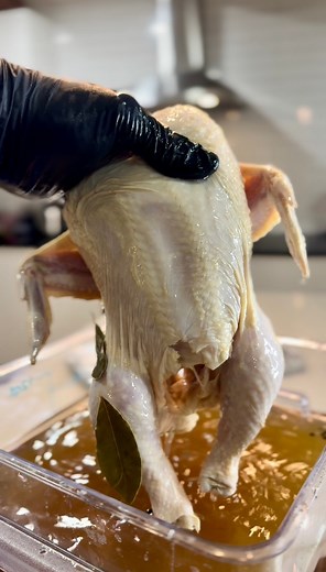 Every year folks swear their turkey’s “juicy,” but you can hear that dryness in every bite. 😩 You can baste it, butter it, or drown it in gravy — but if you didn’t brine it, that flavor never had a chance. This ain’t overdoing it — this is understanding science and soul. Salt, citrus, herbs, time… that’s how you make every bite hit from skin to bone. Call it “extra” if you want, but I call it care 🤌🏾 #chicken #turkey #thanksgiving #food #foodie #foodstagram #instafood #cooking #salt #cooking