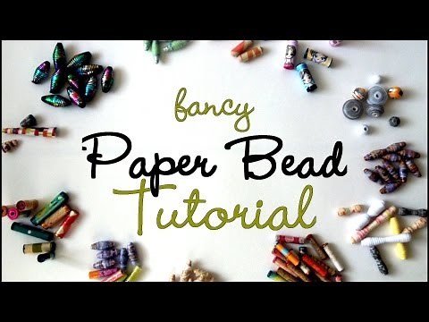 {MASSIVE} Fancy Paper Beads Tutorial