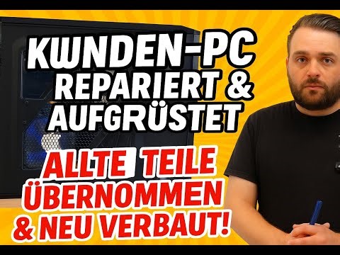 🖥️ Kunden-PC repariert & aufgerüstet – alte Teile übernommen & neu verbaut!
