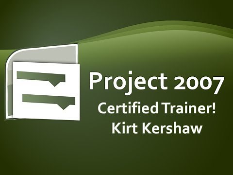 Project 2007 Tutorial for Beginners - How To Use Project Part 1
