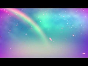 4K Rainbow Ambient Falling Leaves ║Classic Animated Wallpaper║ HD Background Video Effect AA-vfx