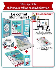 😅 Qui d'autre veut en finir avec le cauchemar des tables de multiplication ? ==> Offre spéciale : https://multimalin.com/fr/offre-speciale-facebook-et-youtube/85-la-formule-complete-avec-dvd-des-animations-videos.html Technique de mémorisation innovante qui permettra à votre enfant de retenir ses tables en 15 jours, tout en s'amusant ! 😁 | Multimalin